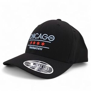 Travis Mathew South Side 2.0 Chicago Il State Golf Hat Black SnapBack Cap NEW